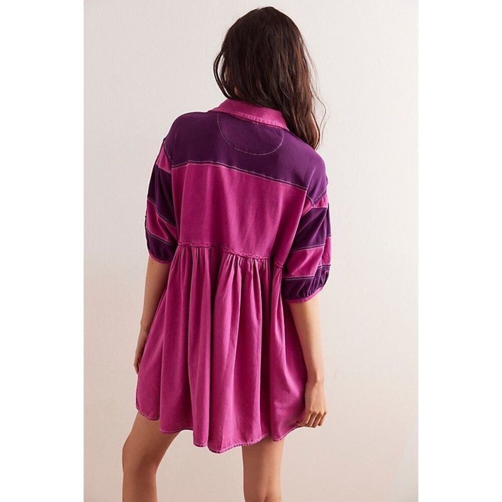 Free People Remi Rugby Mini Dress Size XS - Picture 2 of 6
